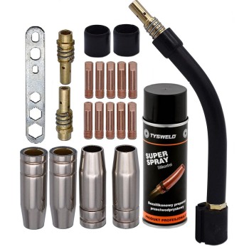 Set 21 consumabile pentru pistolet MIG MAG 150A