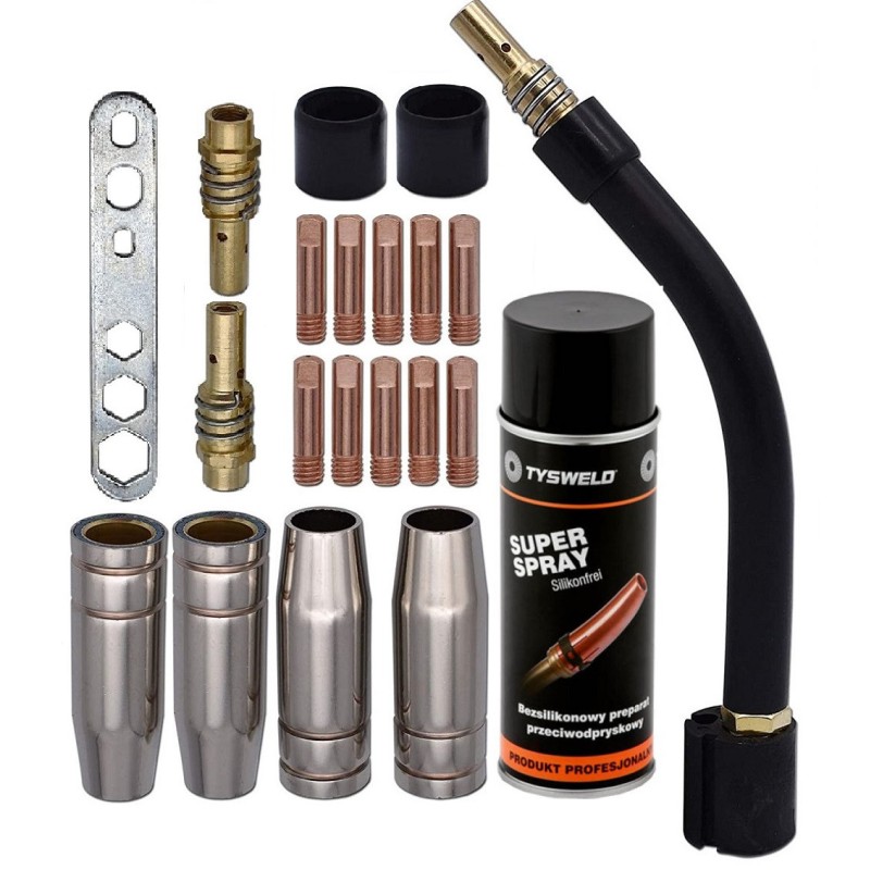Set 21 consumabile pentru pistolet MIG MAG 150A