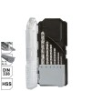 Set 6 burghie pentru metal, HSS, 2-8 mm