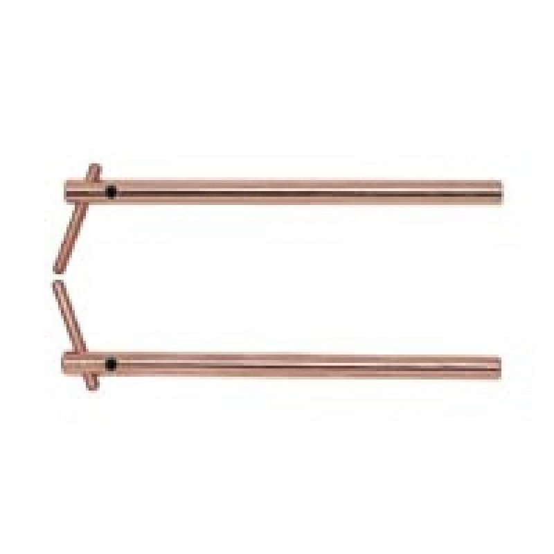 Set portelectrozi drepti 350mm cu electrozi drepti pentru sudura in puncte TELWIN 803153