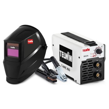 T-ARC 160 + MASCA CRISTALE LICHIDE - Invertor sudura TELWIN