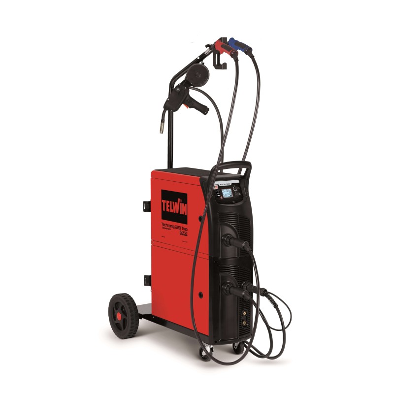 Technomig 223 TREO SYNERGIC + SPOOL GUN - Aparat de sudura Telwin tip Mig Mag