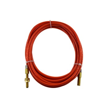 Tub ghidaj otel 1.6 mm, 5m rosu