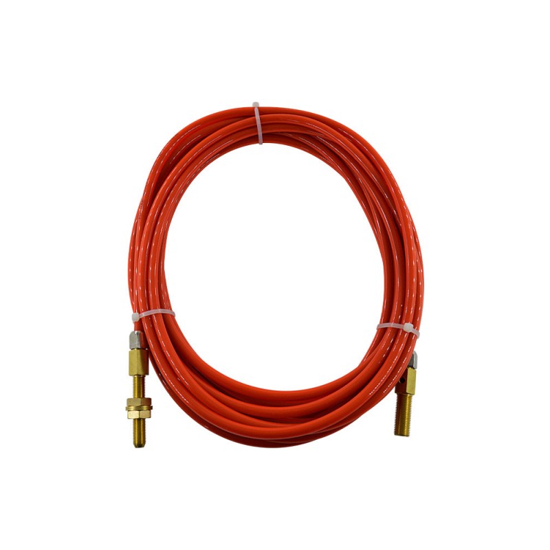 Tub ghidaj otel 1.6 mm, 8m rosu