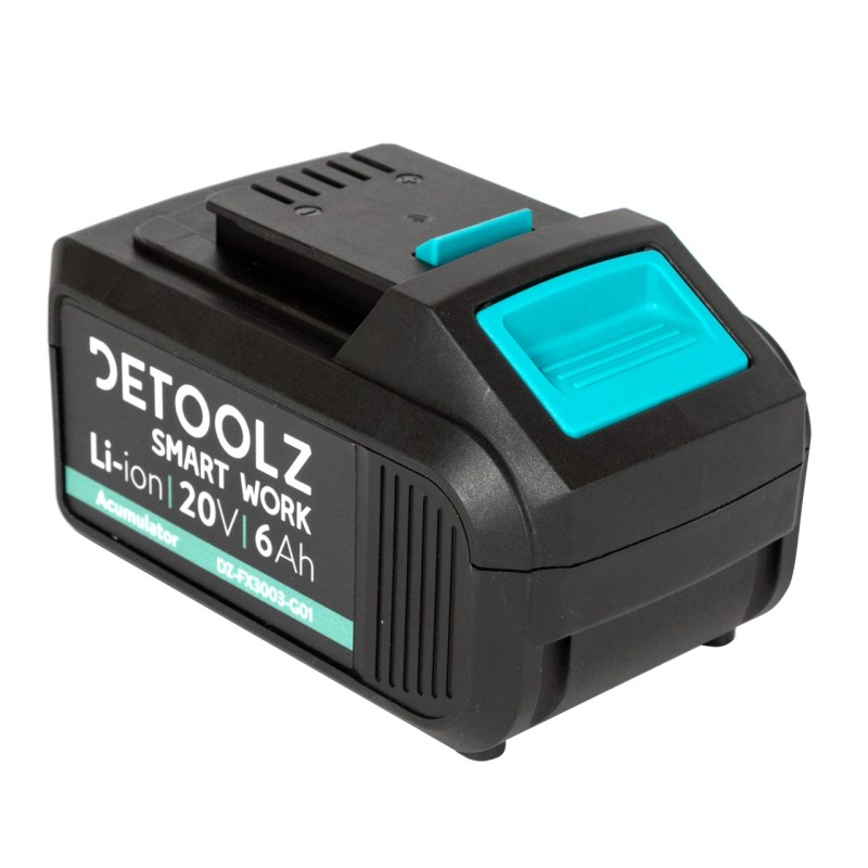Acumulator Li-Ion, Detoolz, 20V, 6Ah