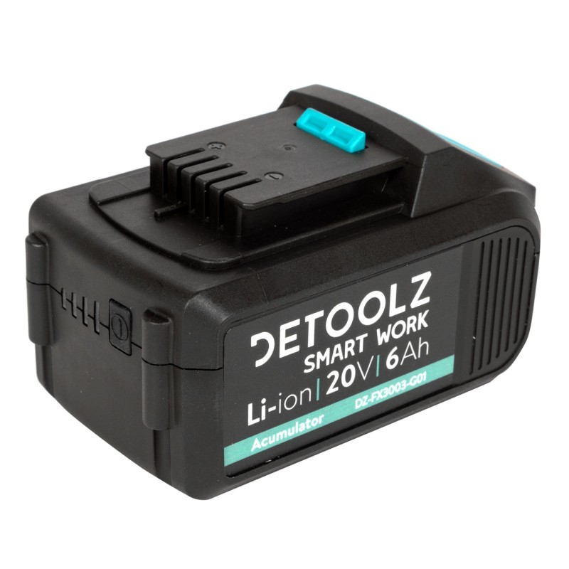 Acumulator Li-Ion, Detoolz, 20V, 6Ah