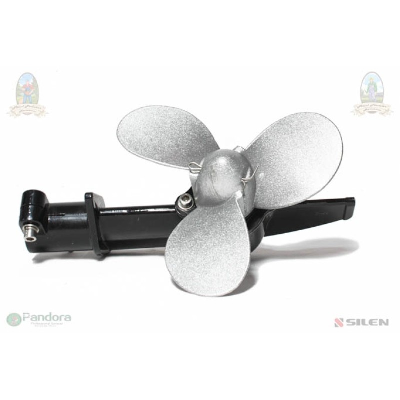 Adaptor pentru motor motocositoare cu elice pentru barca