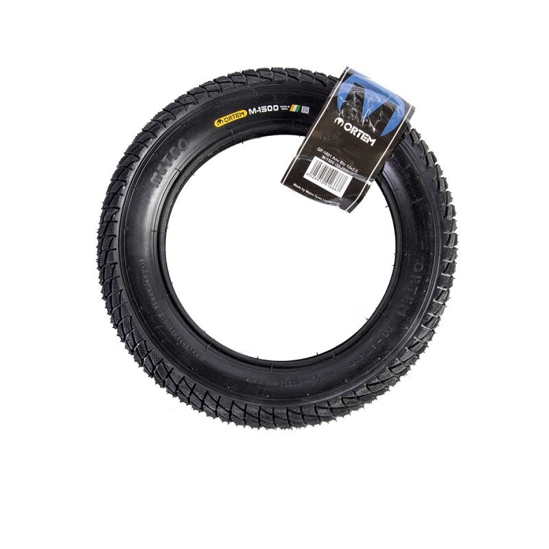 Anvelopa bicicleta 12x2.00", ETRTO 50-203, model M-1500, negru, profil Street