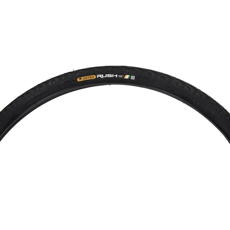 Anvelopa bicicleta 28x1-5/8x1-1/2", ETRTO 40-622, model RUSH, negru, profil Street