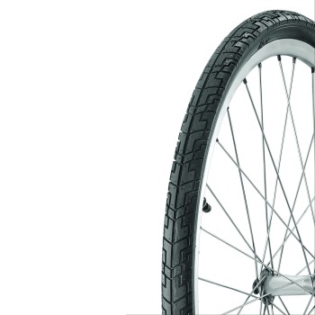 Anvelopa bicicleta 28x1-5/8x1-3/8", ETRTO 37-622, model FIZER, negru/maro, profil Street