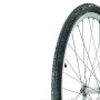 Anvelopa bicicleta 28x1-5/8x1-3/8", ETRTO 37-622, model FIZER, negru/maro, profil Street