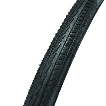 Anvelopa bicicleta 28x1-5/8x1-3/8", ETRTO 37-622, model POWER, negru, profil Street