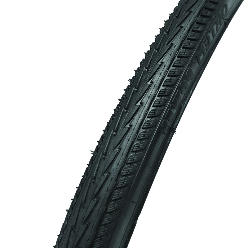 Anvelopa bicicleta 28x1-5/8x1-3/8", ETRTO 37-622, model POWER, negru, profil Street