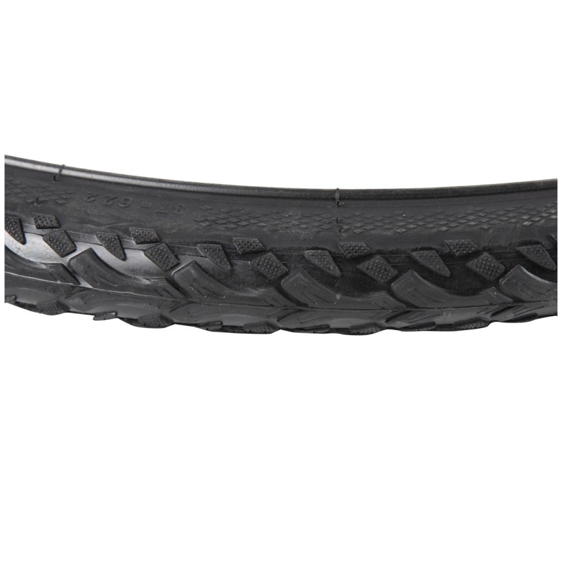 Anvelopa bicicleta 28X1-5/8X1-3/8", ETRTO 37-622, model REVOLUTION, negru, profil Street