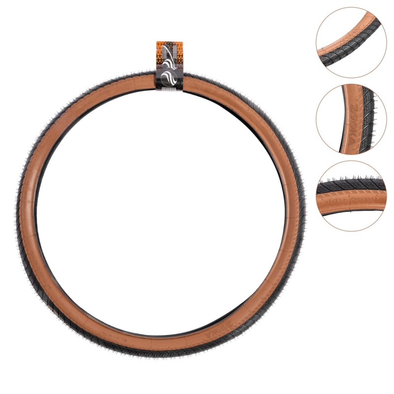 Anvelopa bicicleta 28x1.75", ETRTO 47-622, model FEARLESS, negru, profil Street