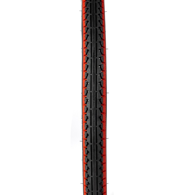 Anvelopa bicicleta 28x1.75", ETRTO 47-622, model M-1400, negru/rosu, profil Street