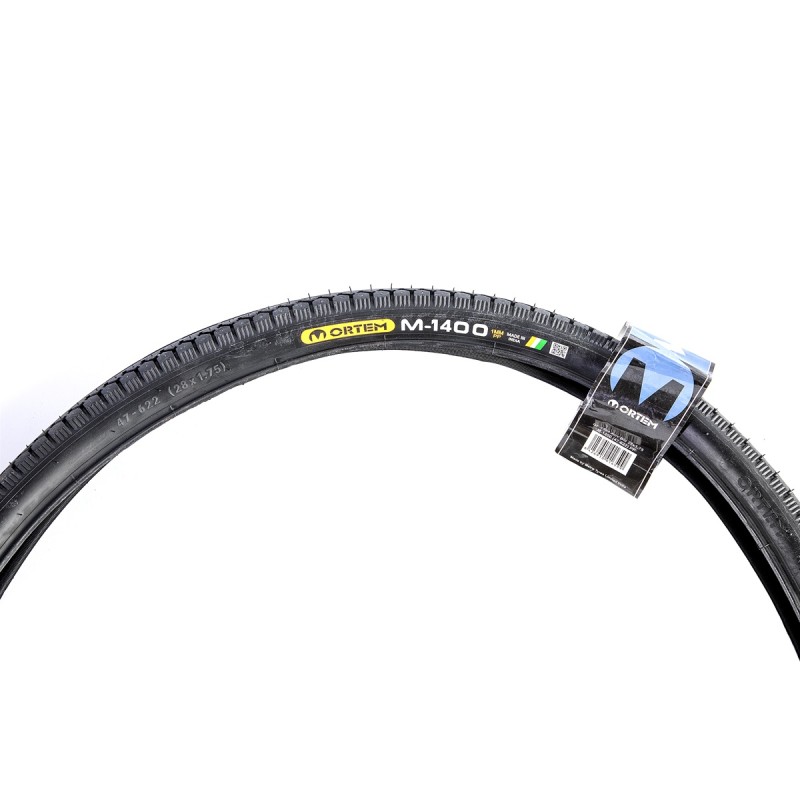 Anvelopa bicicleta 28x1.75", ETRTO 47-622, model M-1400, protectie perforare 1mm, negru, profil Street