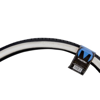 Anvelopa bicicleta 28x1.75", ETRTO 47-622, model M-1400, protectie perforare 1mm, negru/alb, profil Street