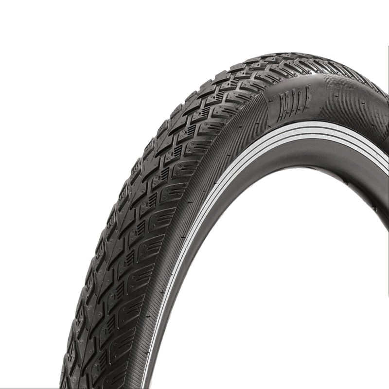 Anvelopa bicicleta 28x1.75", ETRTO 47-622, model MILE, negru, profil Street