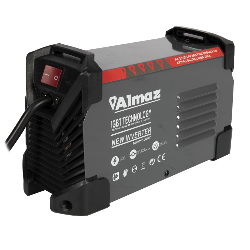 Aparat sudura Almaz, MMA, intensitate maxima 250A, afisaj digital, energy-saver