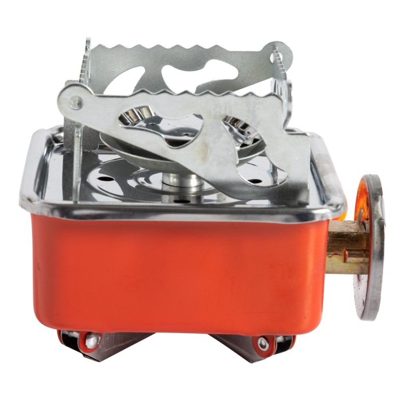 Aragaz camping Micul Fermier, putere termica 2.8 kW, aprindere piezo-electrica, compatibil rezerva gaz spray, 95*95mm