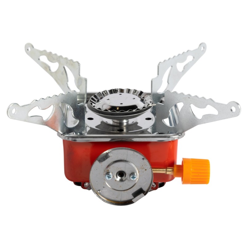 Aragaz camping Micul Fermier, putere termica 2.8 kW, aprindere piezo-electrica, compatibil rezerva gaz spray, 95*95mm