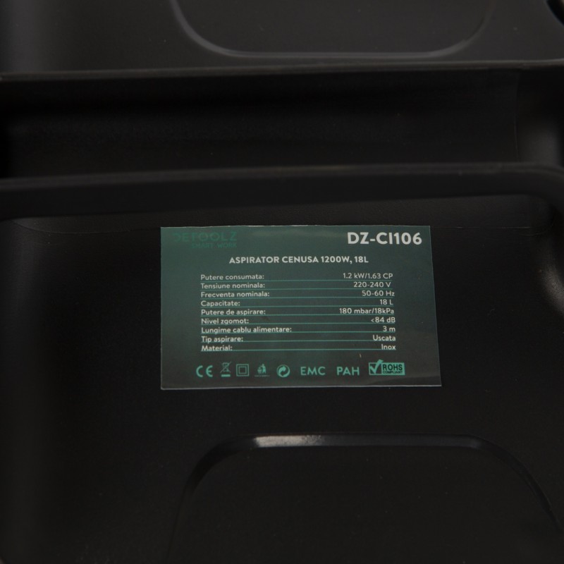 Aspirator cenusa 1200W, 18L