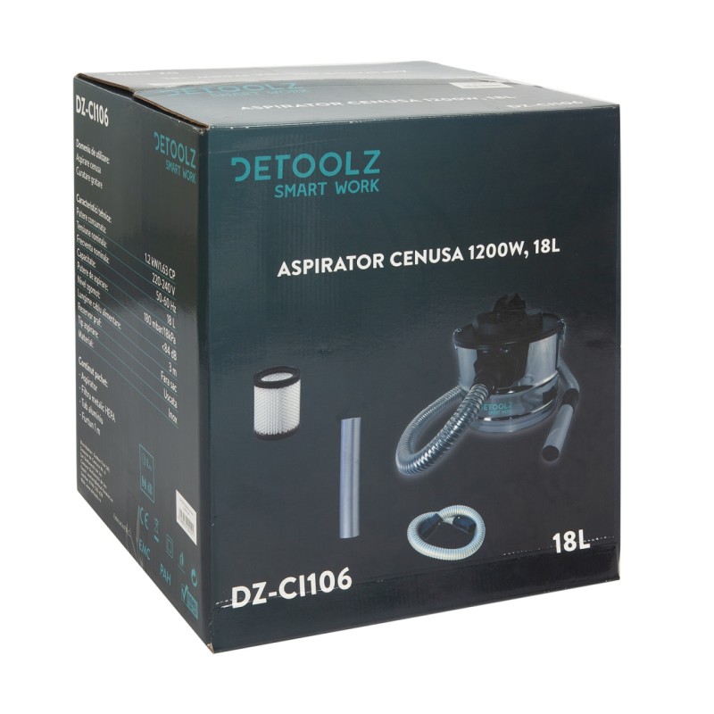 Aspirator cenusa 1200W, 18L