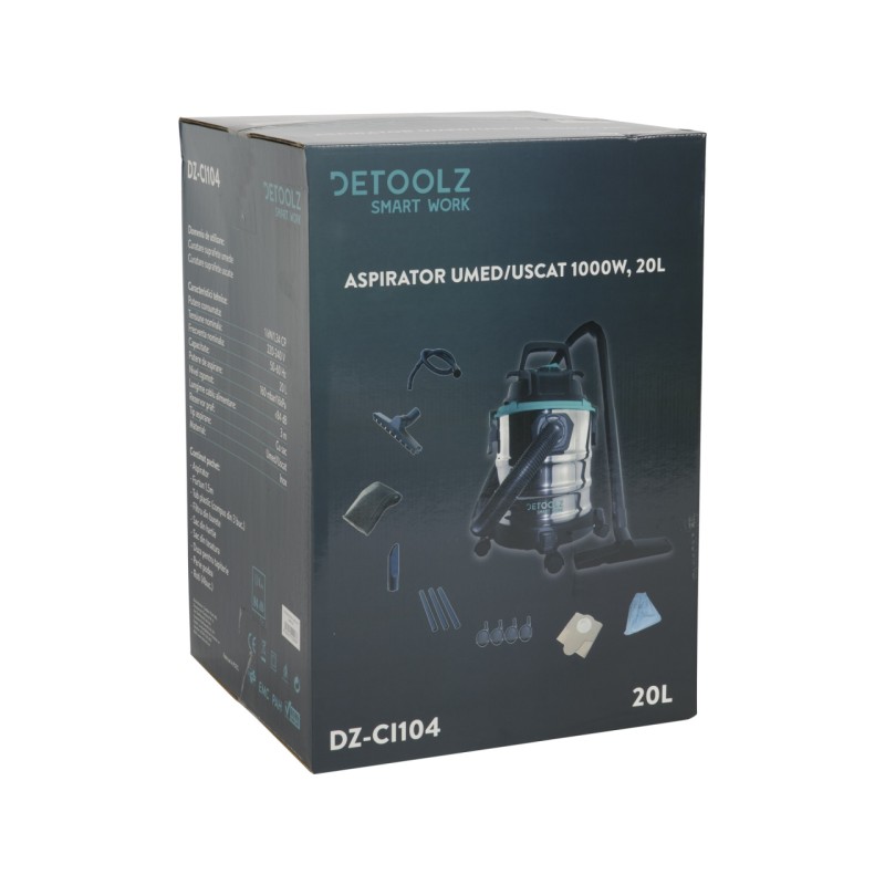 Aspirator uscat umed 1000W, 20L
