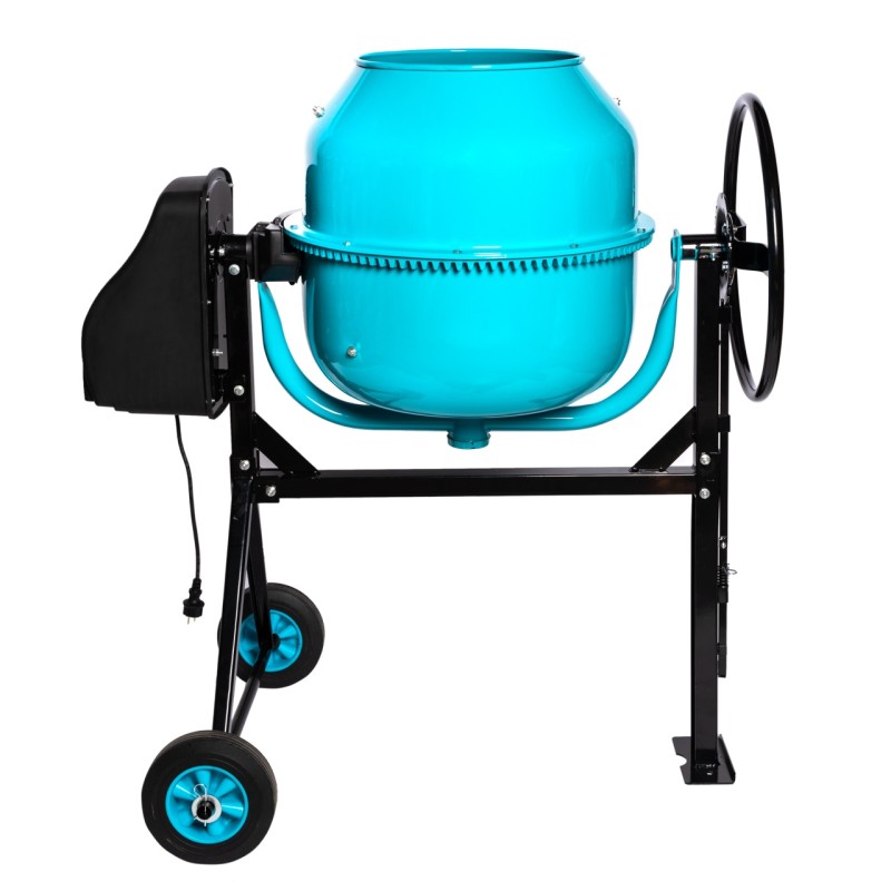 Betoniera Detoolz 160L, 1000W, cu roti si coroana de fonta