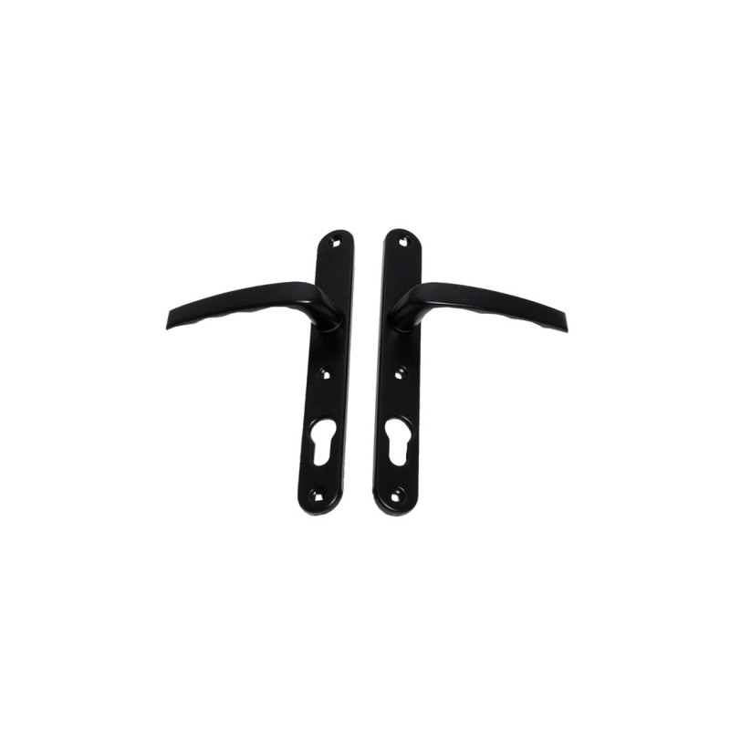 Broasca cu butuc si silduri NEAGRA pentru usa (yala)