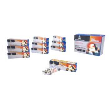 Bujie 2T Micul Fermier, filet M14*1.25, lungime filet 9 mm, 3 capete