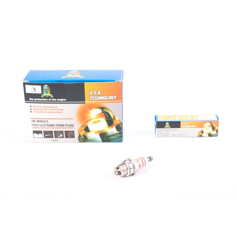 Bujie 2T Micul Fermier, filet M14*1.25, lungime filet 9 mm, 3 capete