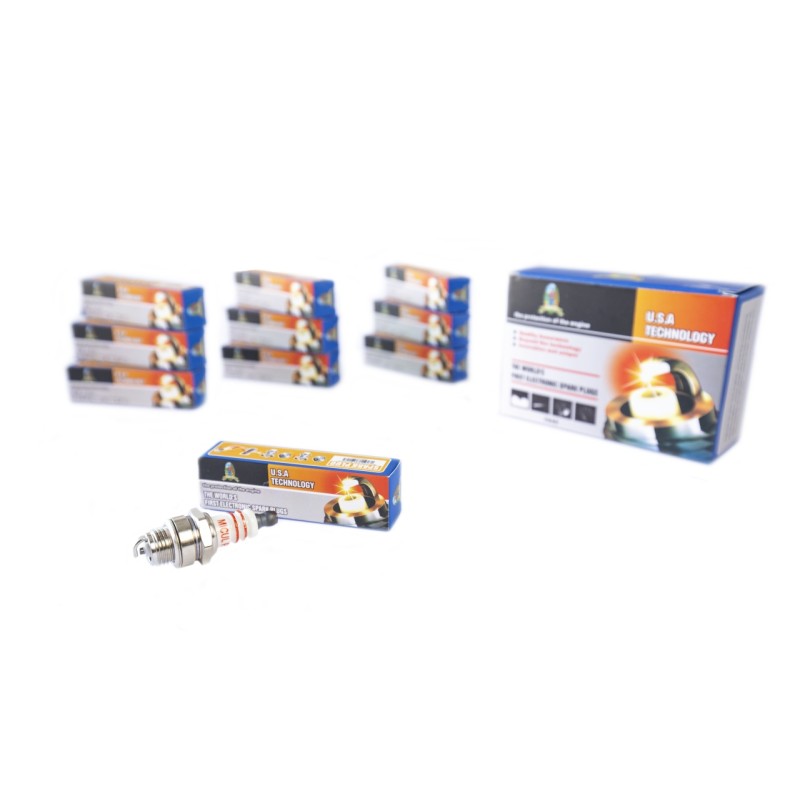 Bujie 2T Micul Fermier, filet M14*1.25, lungime filet 9 mm, 3 capete