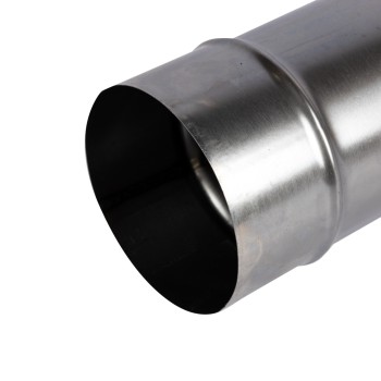 Burlan pentru soba pe lemne, 100cm, ø120mm, Zincat