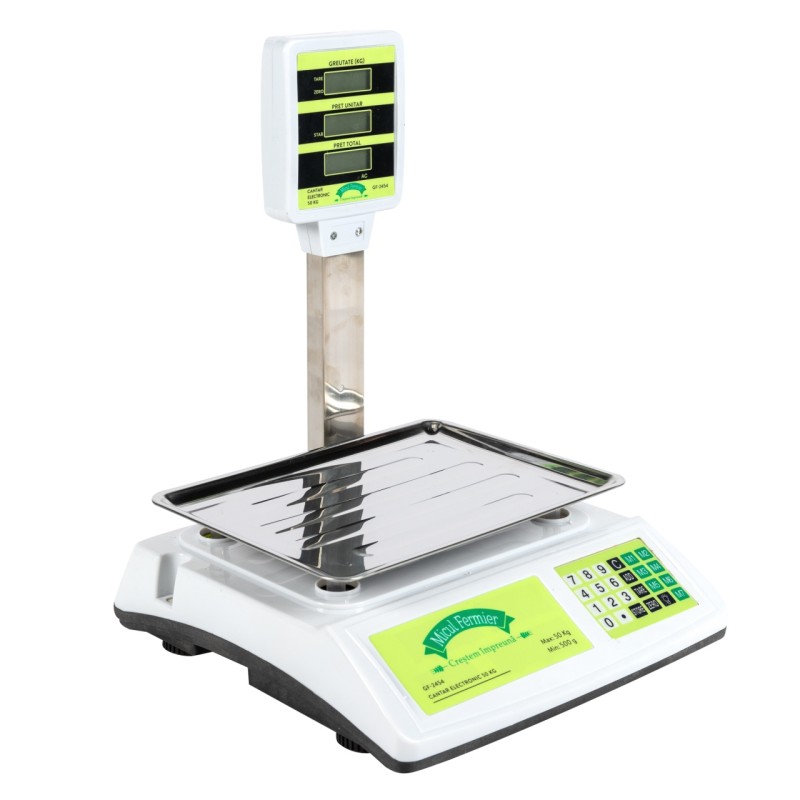 Cantar electronic Micul Fermier 50Kg afisaj dublu brat