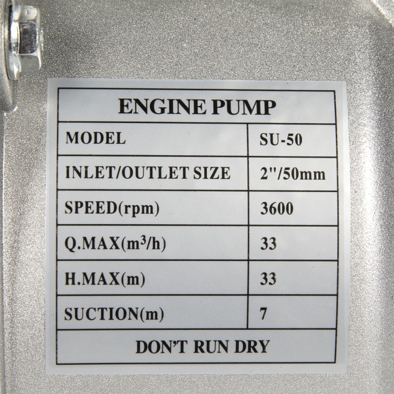 Cap motopompa Micul Fermier 2" cu fulie dubla