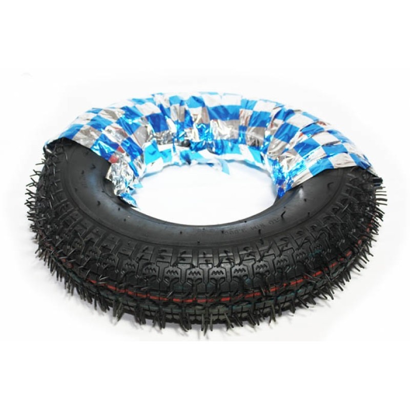 Cauciuc + camera Micul Fermier 4.00-8, profil floare, premium