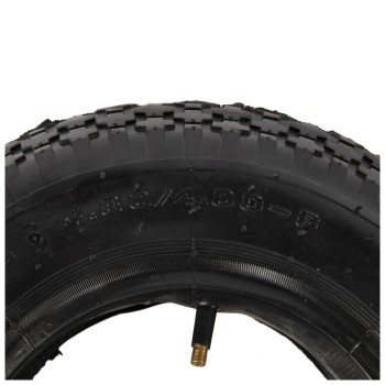 Cauciuc + camera Micul Fermier 4.00-8, profil floare