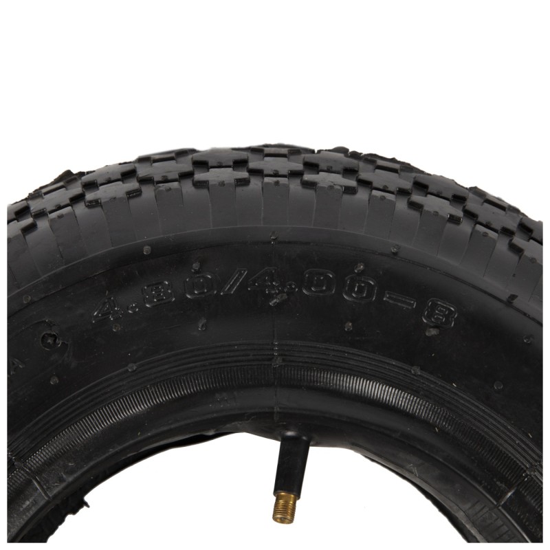 Cauciuc + camera Micul Fermier 4.00-8, profil floare