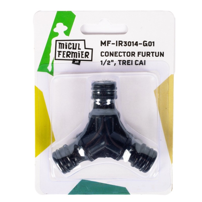 Conector furtun Micul Fermier, 1/2", cu 3 cai G01