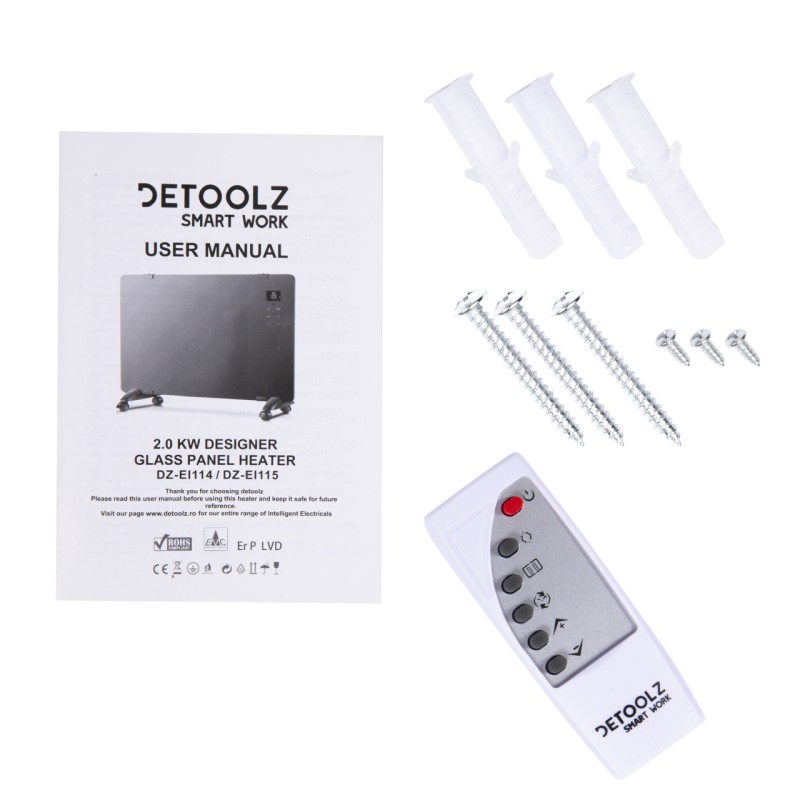 Convector electric 1000W/2000W, alb