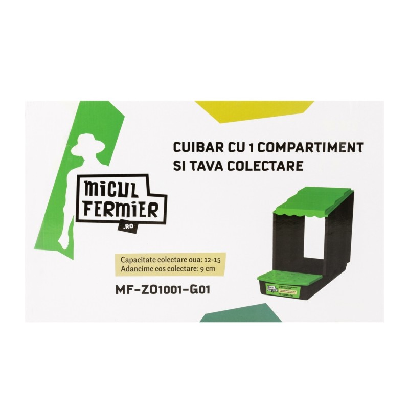 Cuibar Micul Fermier, 1C, cu tava de colectare