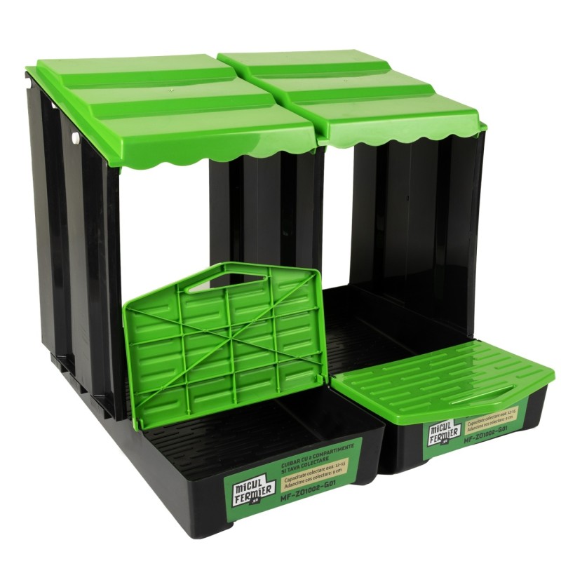 Cuibar Micul Fermier, 2C, cu tava de colectare