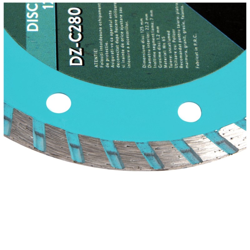 Disc diamantat turbo 125x22.2x7mm