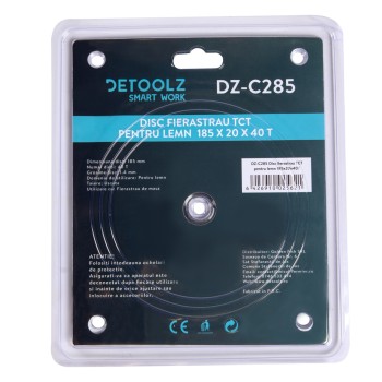 Disc fierastrau TCT pentru lemn 185x20x40T
