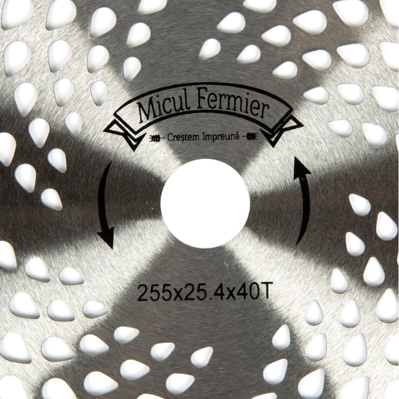 Disc motocositoare 40T Vidia 255 x 25.4 x 1mm