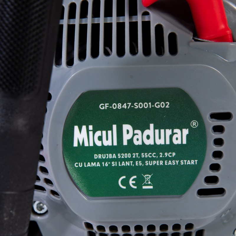 Drujba 5200 2 timpi 55CC 2.9CP E5 1 lama 16" si un lant, pornire rapida