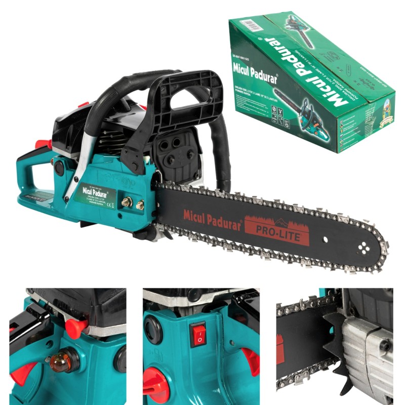 Drujba Micul Padurar 5200 52CC 2.7CP 2 lame16" si 2 lanturi, pornire rapida