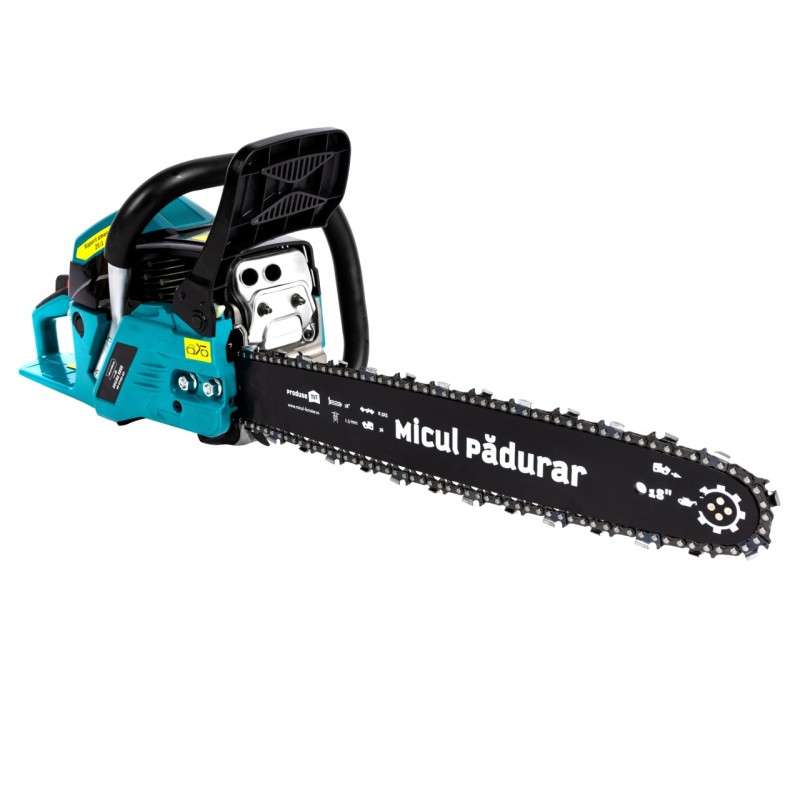 Drujba Micul Padurar 5800, 3.7 CP, o lama 18", un lant cu pornire rapida si demaror magneziu